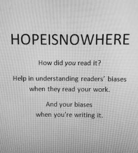 HOPEISNOWHERE